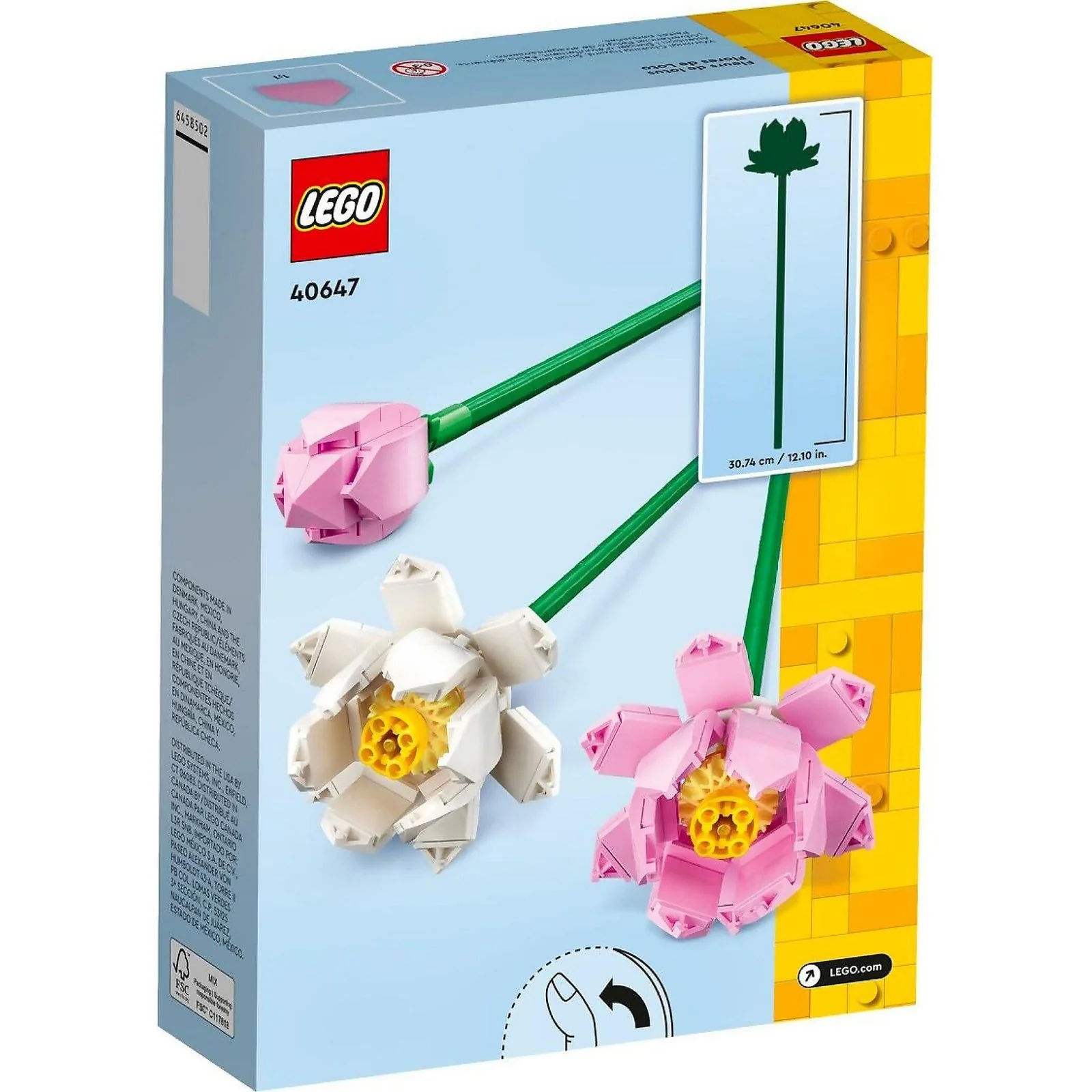 LEGO 40647 Lotus Flowers - Icons Botanical Collection - Image 2