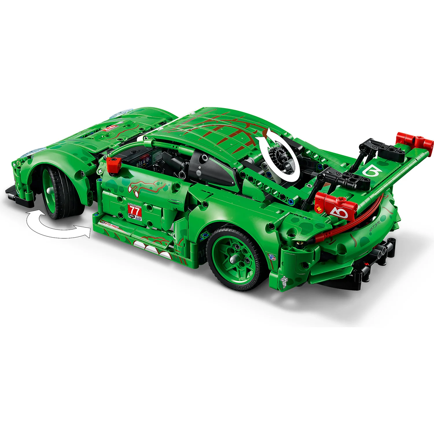 LEGO 42224 Porsche 911 GT3 R REXY AO Racing Car - Technic - Image 6