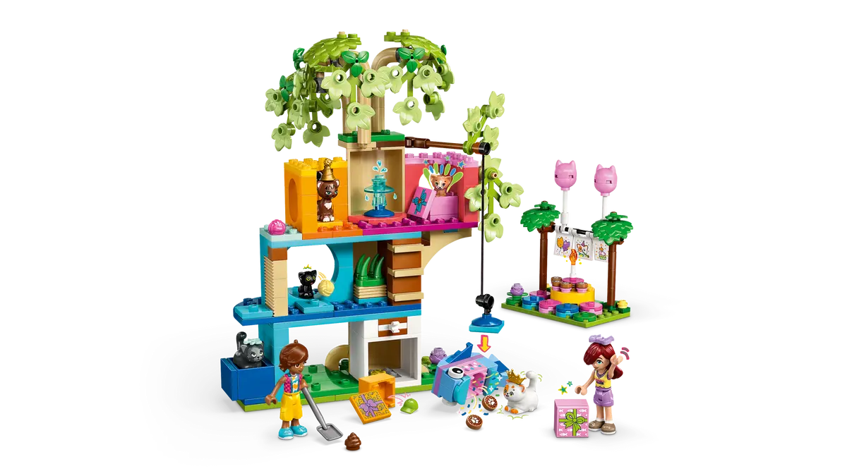 LEGO 42666 Cat Birthday Party & Tree House - Friends - Image 2