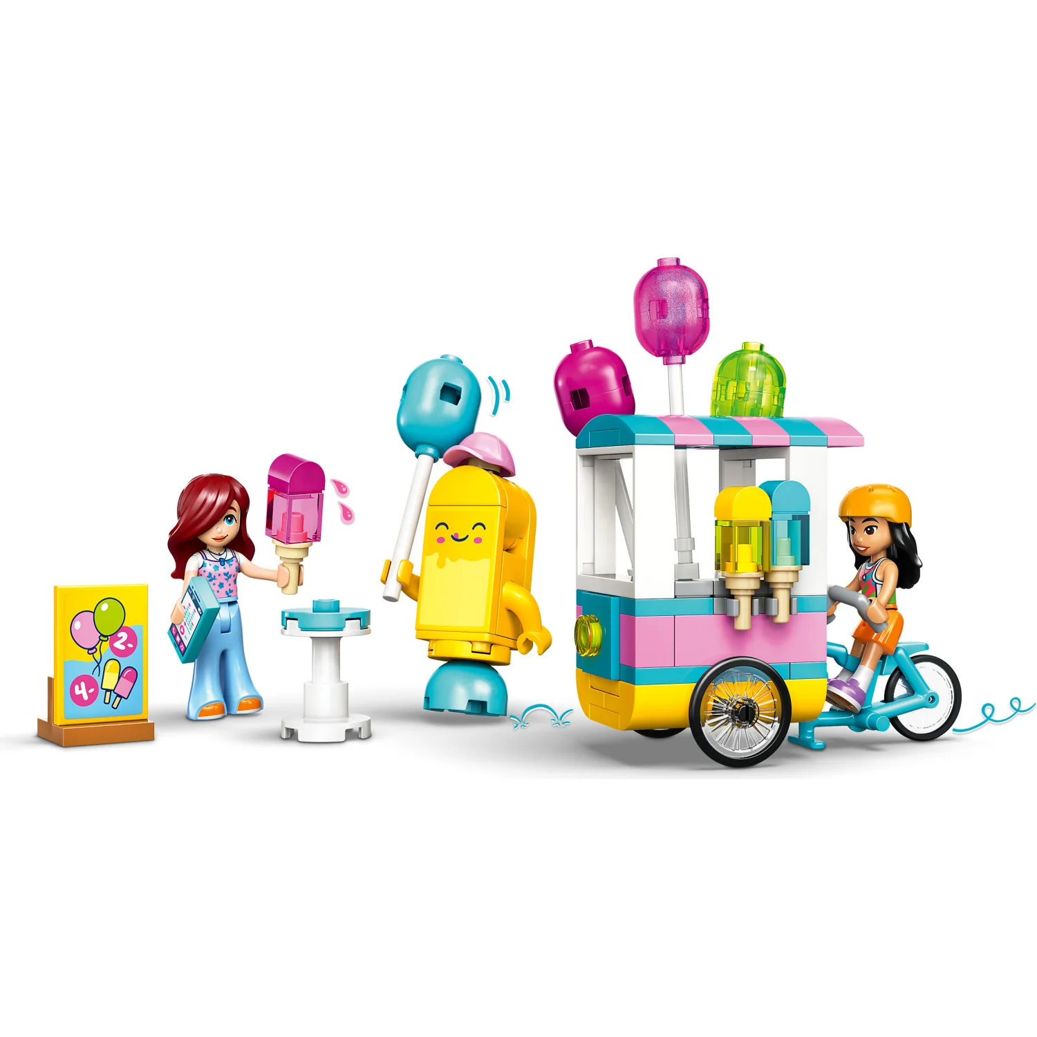LEGO 42692 Ice Cream & Balloon Stand - Friends - Image 4