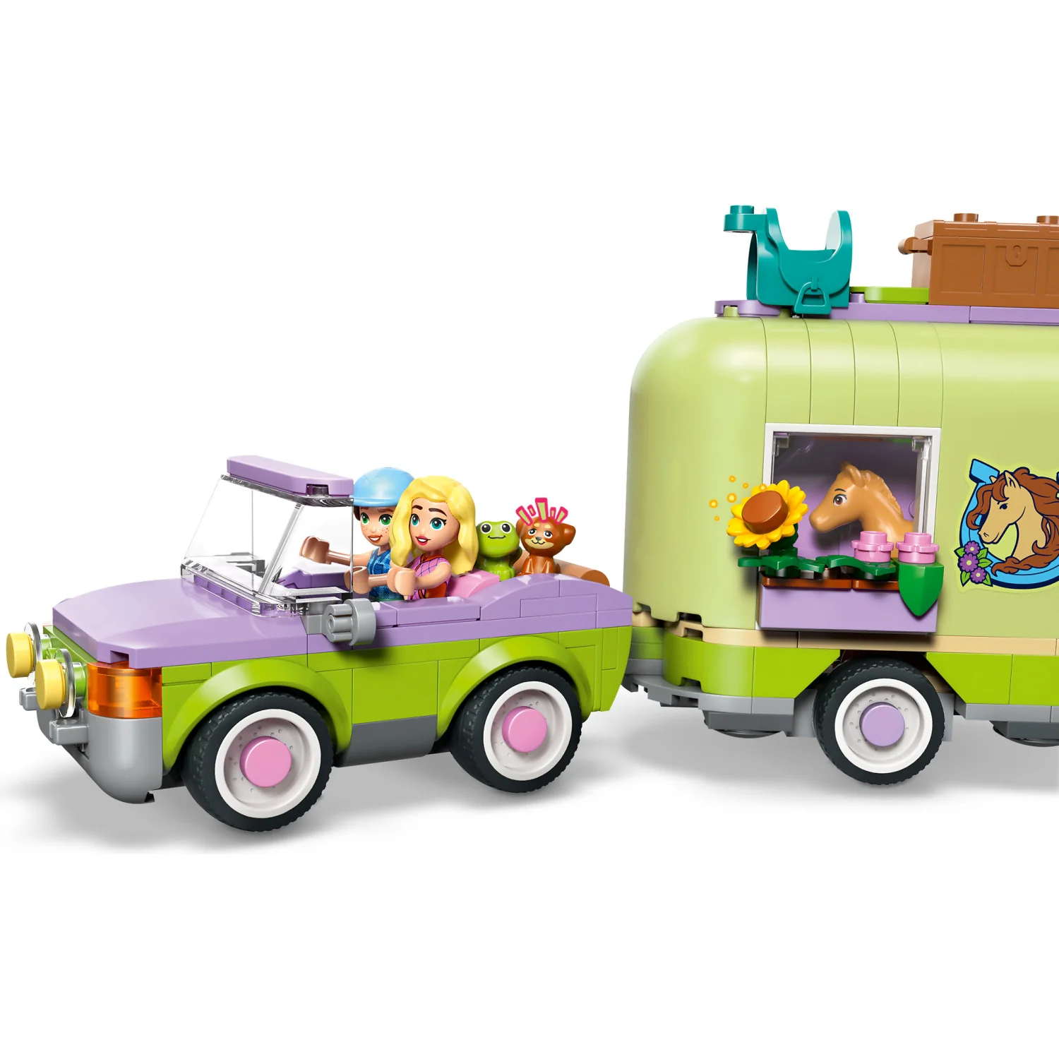 LEGO 42695 Horse & Baby Foal Trailer - Friends - Image 5