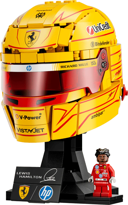Lego 43022 Scuderia Ferrari HP Lewis Hamilton Helmet - Image 3