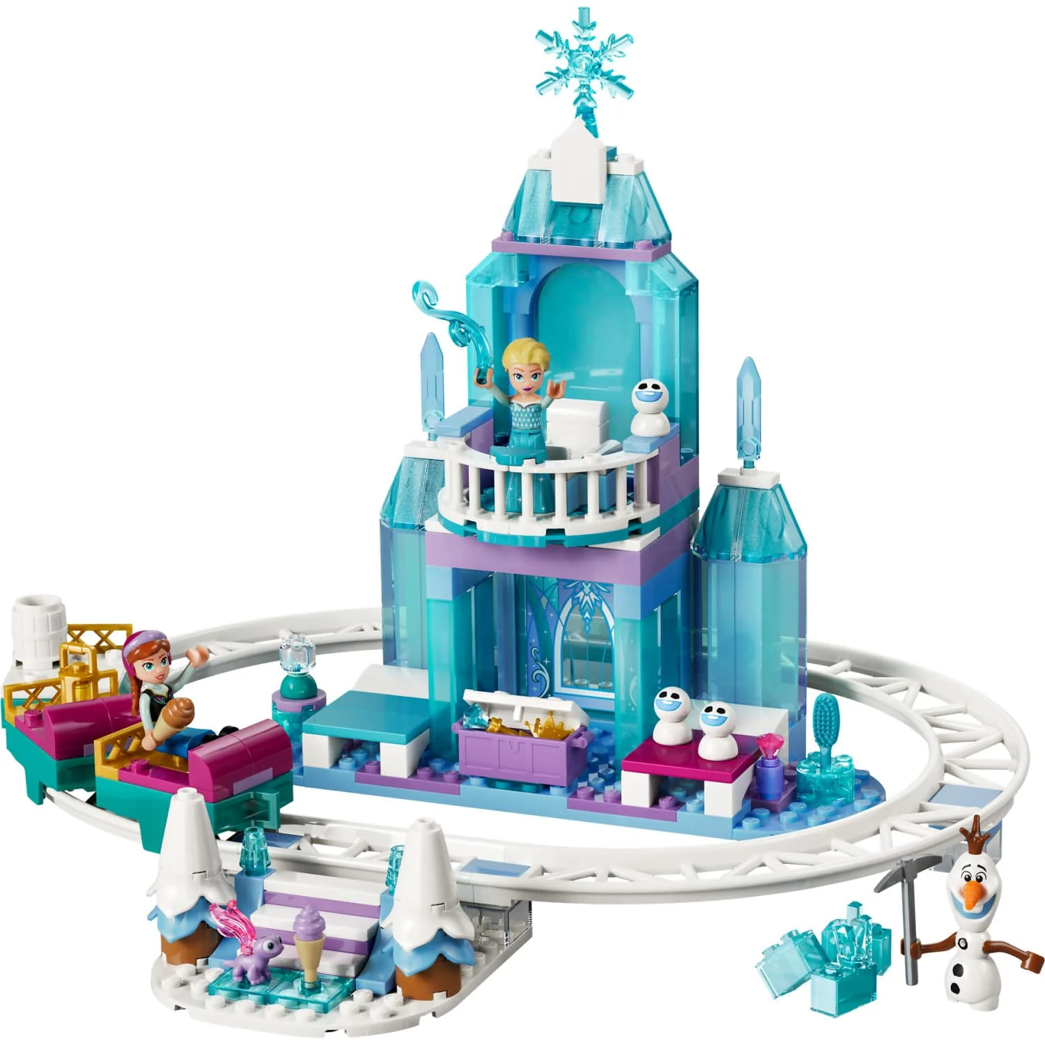 LEGO 43281 Elsa's Ice Castle and Snow Ride Adventure - Disney - Image 2