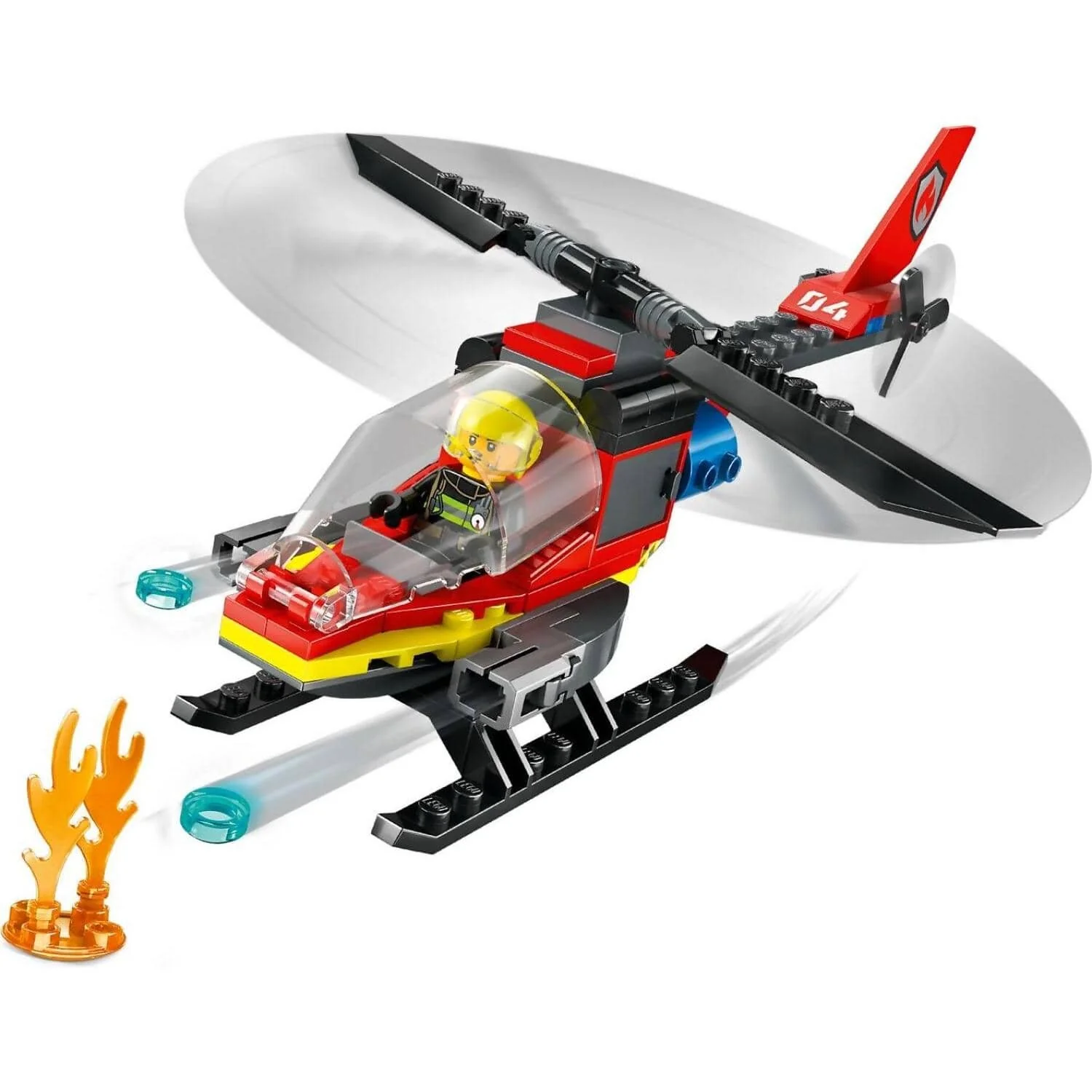 LEGO 60411 Fire Rescue Helicopter - City - Image 2
