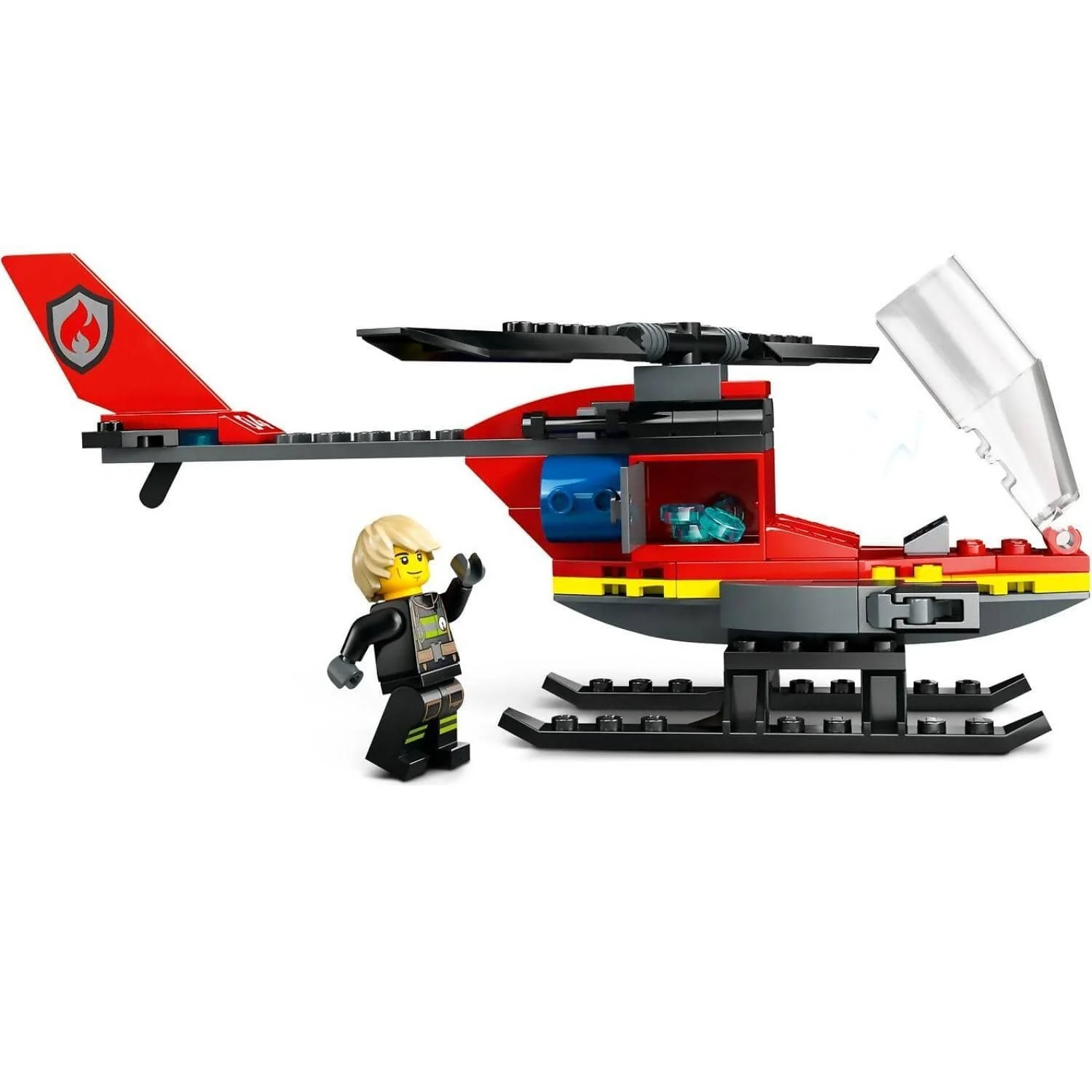 LEGO 60411 Fire Rescue Helicopter - City - Image 3