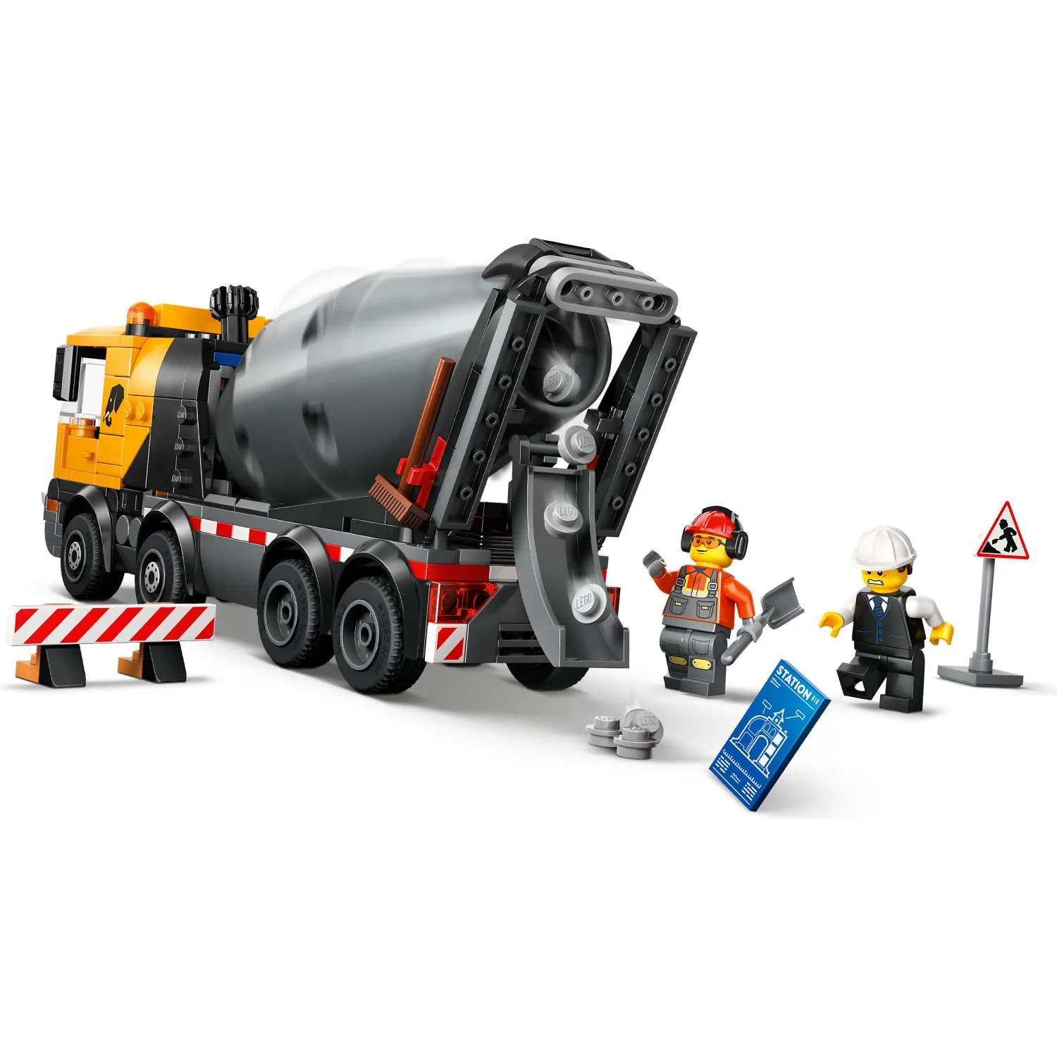 LEGO 60478 Cement Mixer - City - Image 3