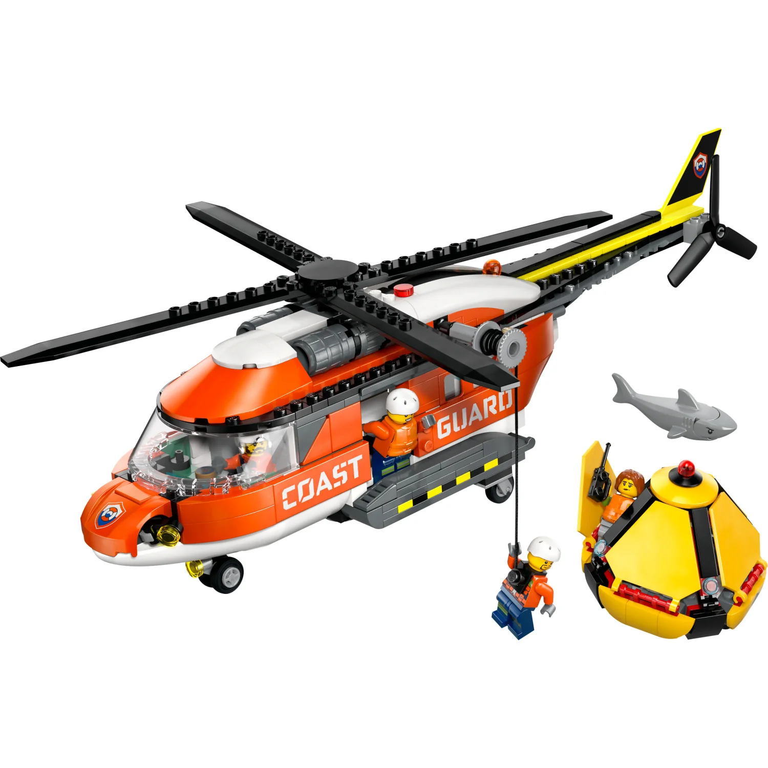 LEGO 60503 Coast Guard Helicopter - City - Image 2