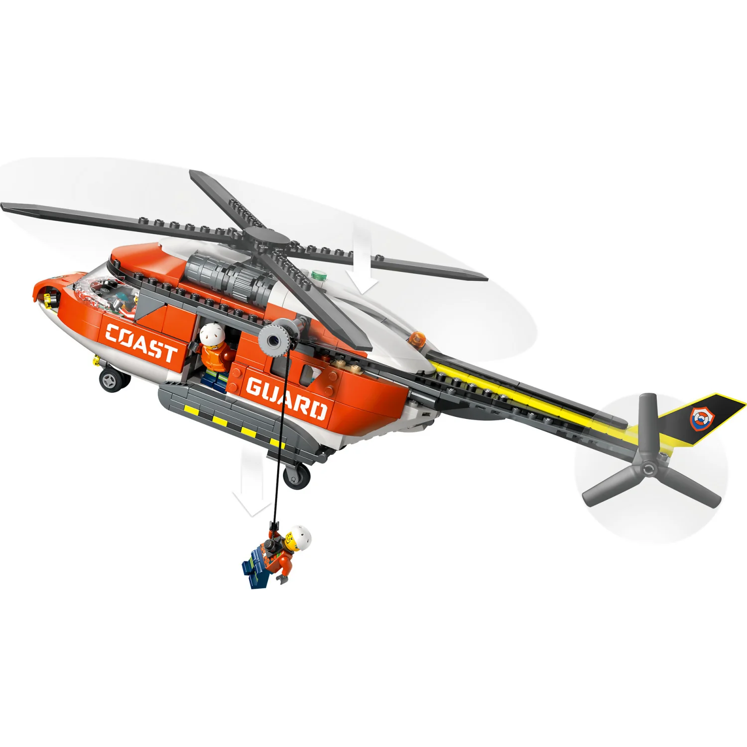 LEGO 60503 Coast Guard Helicopter - City - Image 3