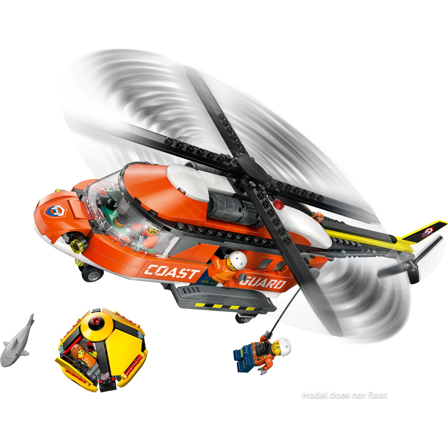 LEGO 60503 Coast Guard Helicopter - City - Image 5