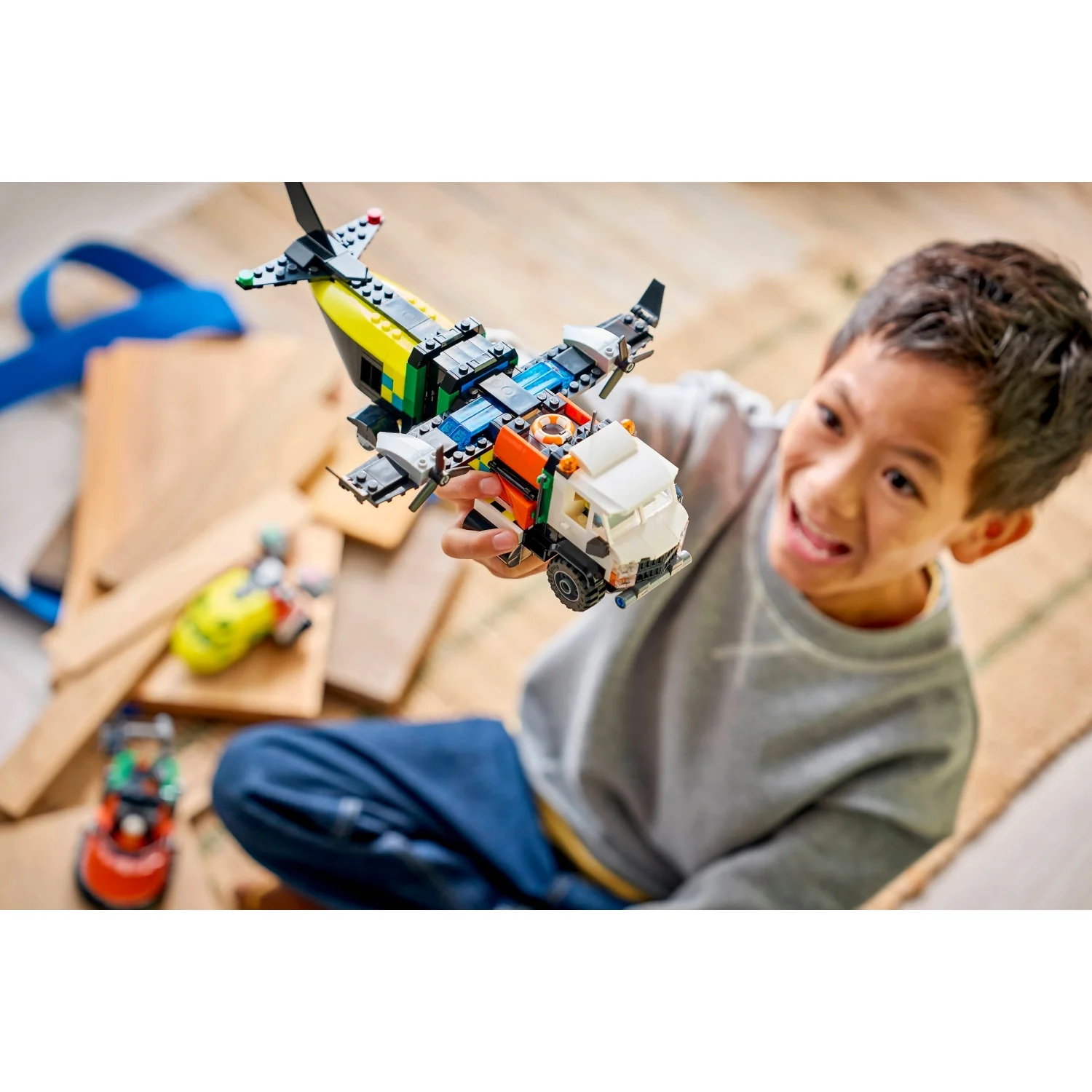LEGO 60505 Airplane Service Truck and Hovercraft Remix - City - Image 8