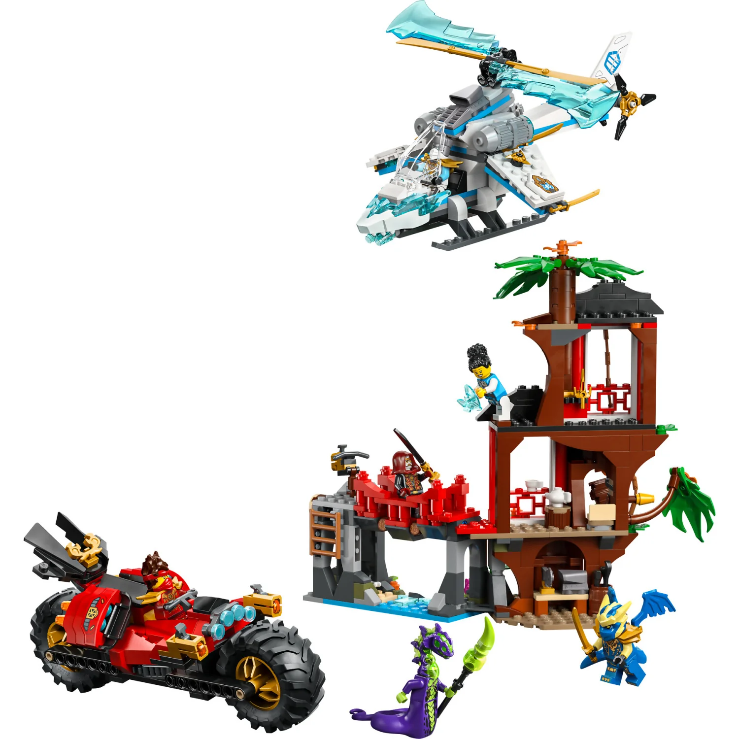 LEGO 71857 Ninja Vehicle Tree House Battle - Ninjago - Image 2