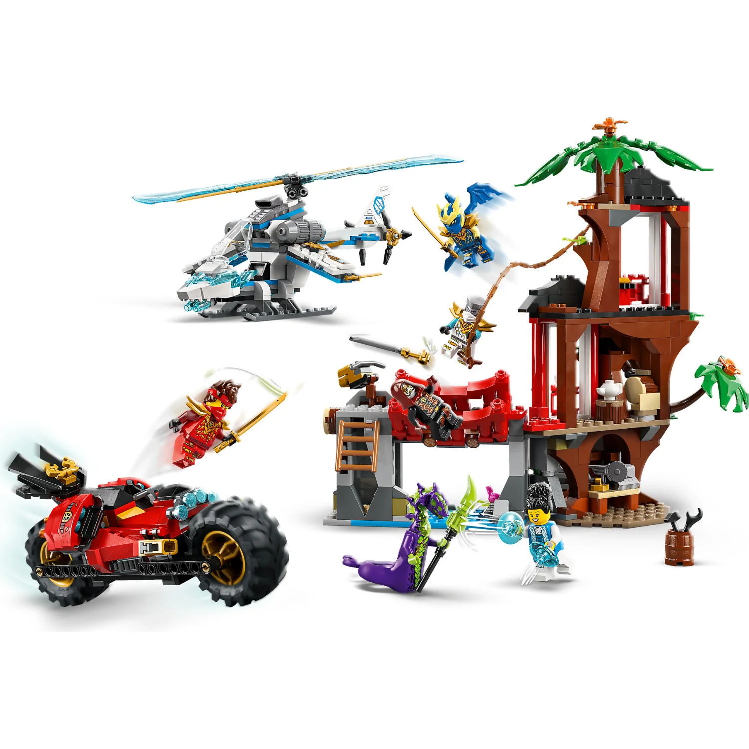 LEGO 71857 Ninja Vehicle Tree House Battle - Ninjago - Image 3