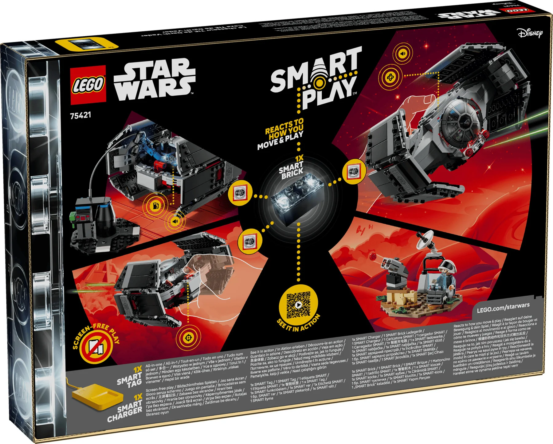 LEGO 75421 SMART Play: Darth Vader's TIE Fighter - Star Wars - Image 9