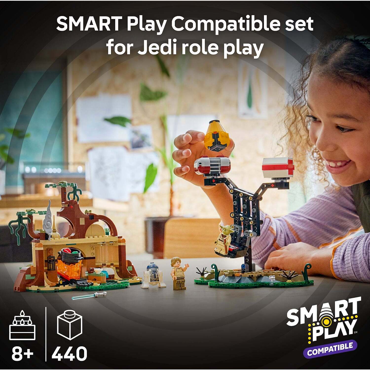 LEGO 75422 SMART Play Compatible: Yoda's Hut and Jedi Training - Star Wars - Image 7