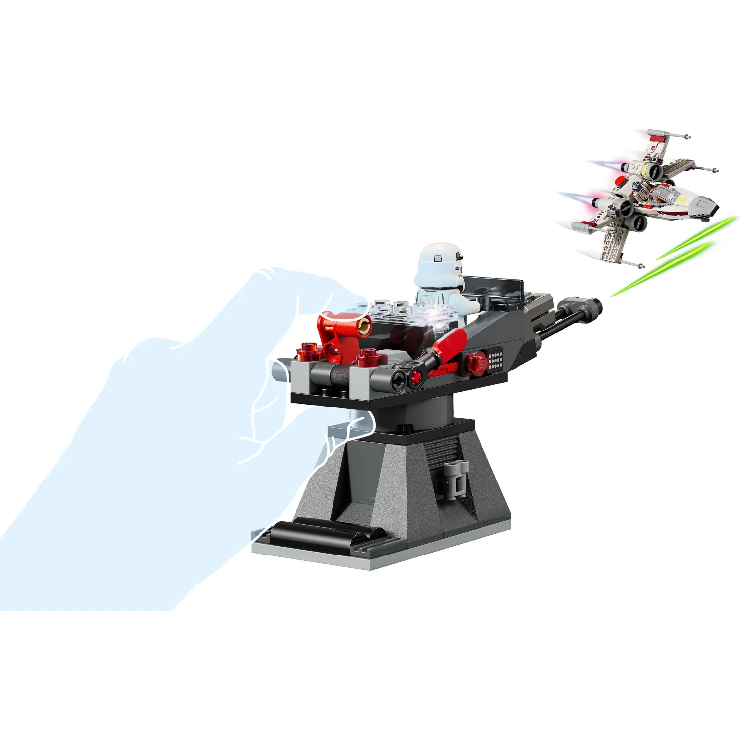 LEGO 75423 SMART Play: Luke's Red Five X-Wing - Star Wars - Image 8