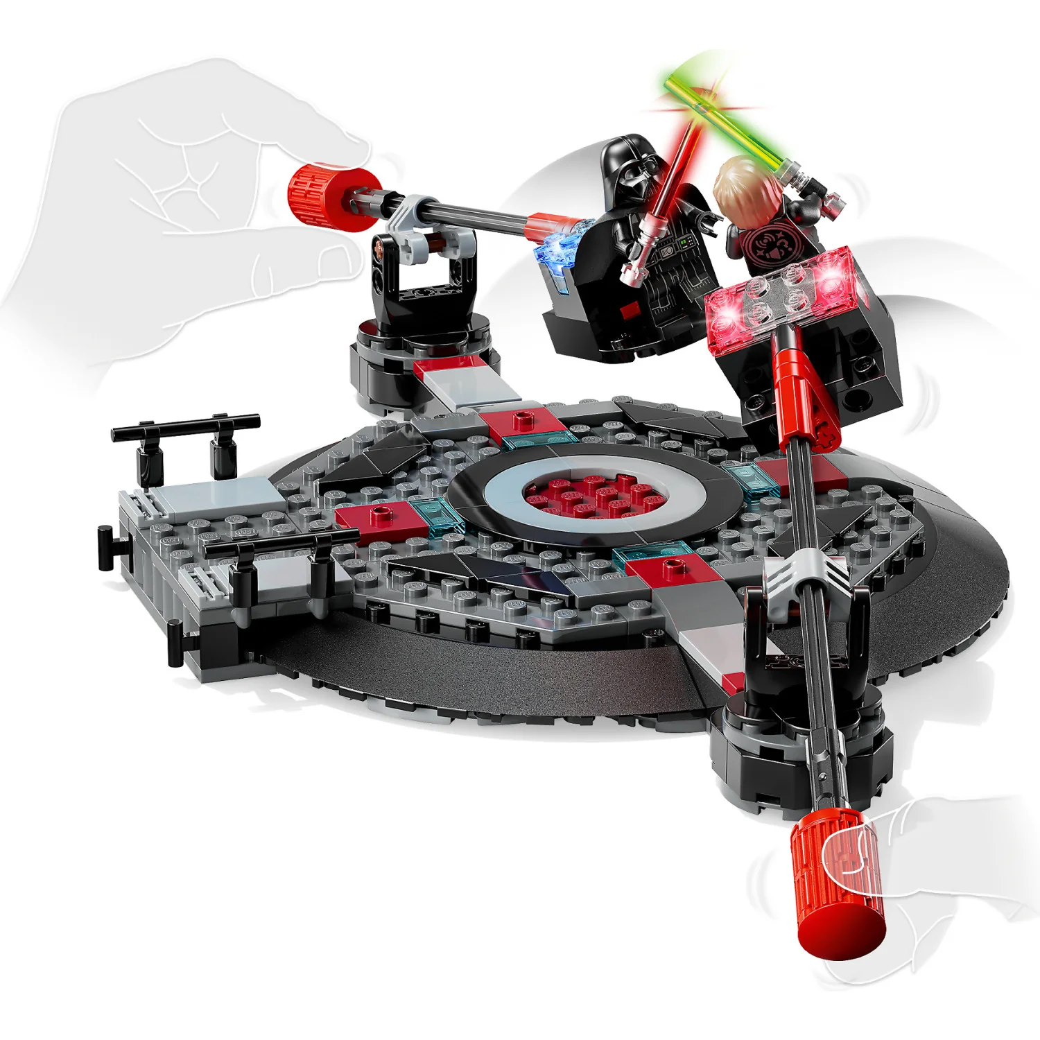 LEGO 75427 SMART Play: Throne Room Duel and A-Wing - Star Wars - Image 3