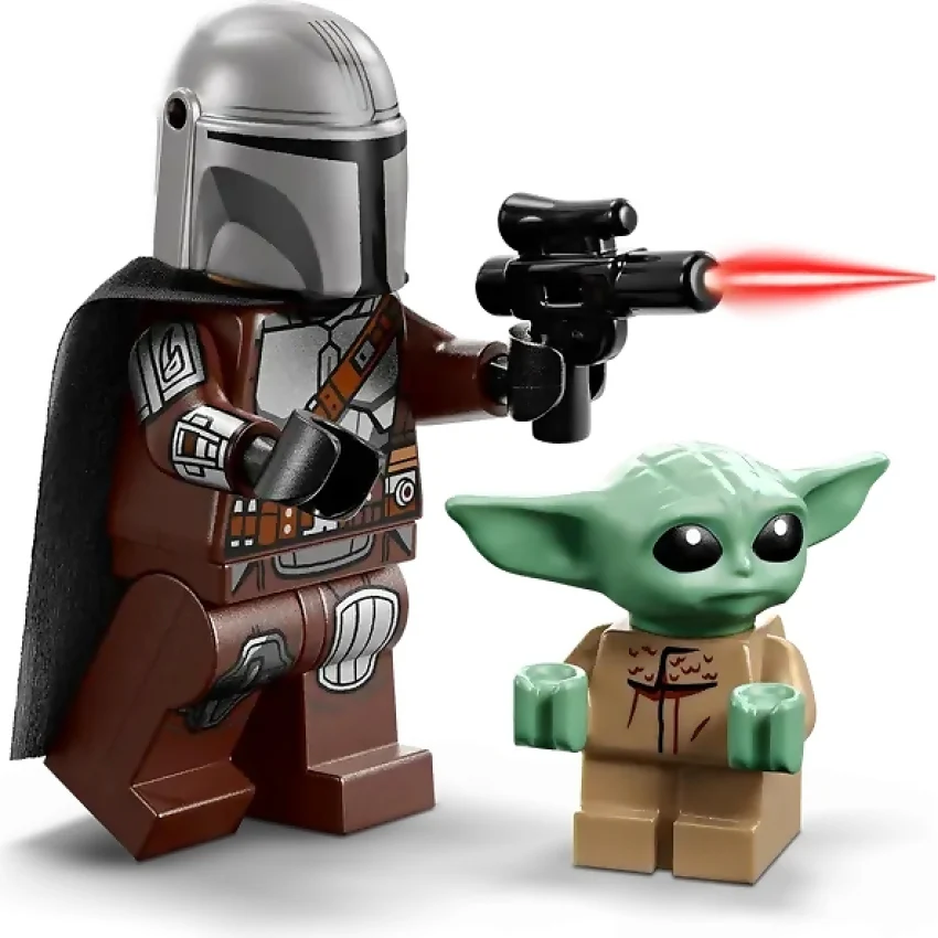 LEGO 75436 The Mandalorian and Grogu's Speeder Bike - Star Wars - Image 3