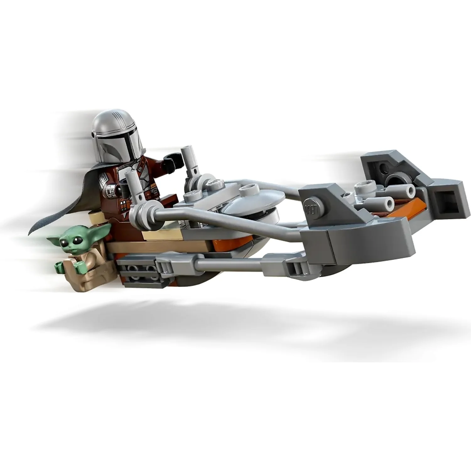 LEGO 75436 The Mandalorian and Grogu's Speeder Bike - Star Wars - Image 4