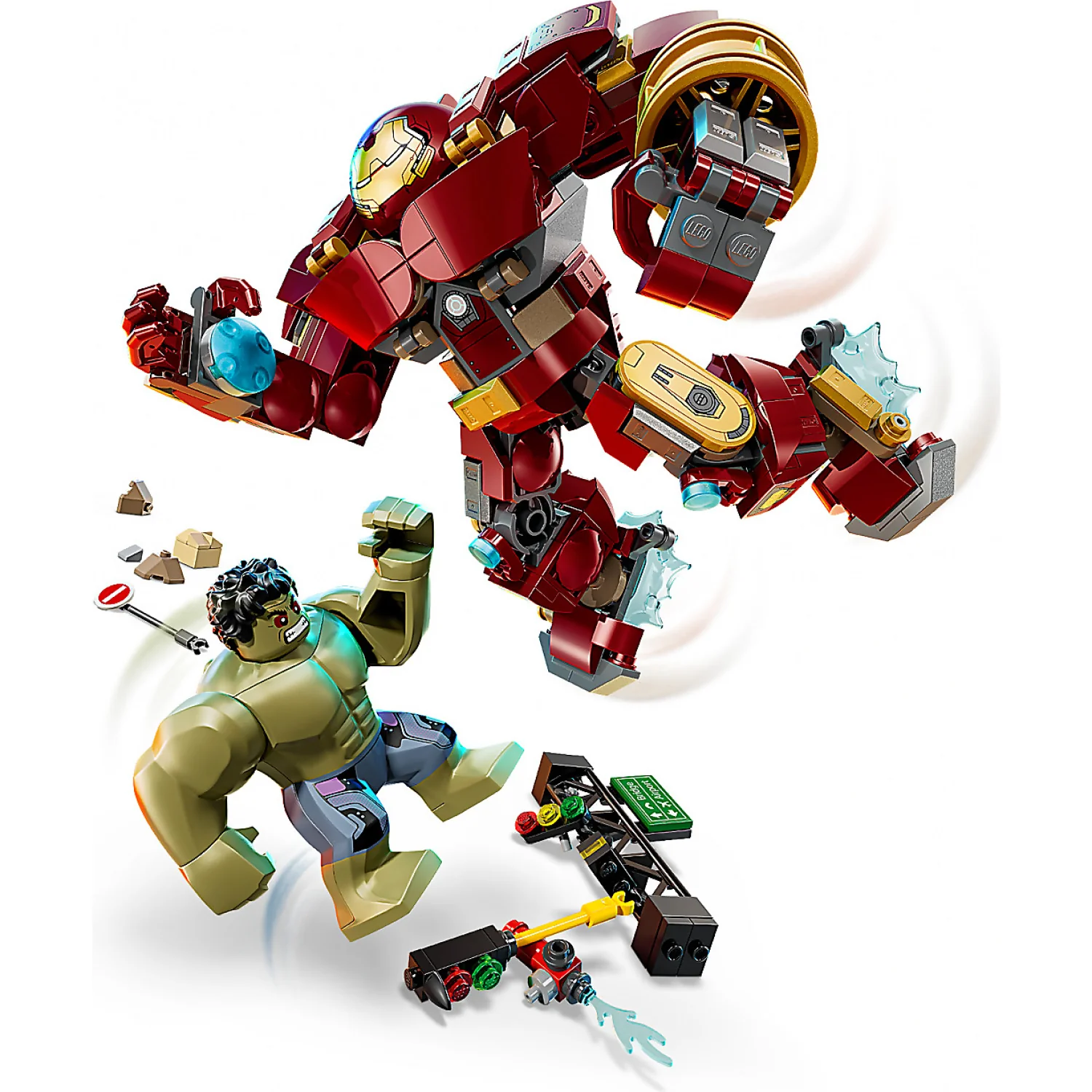 LEGO 76343 Epic Battle: Hulkbuster vs. The Hulk - Marvel Super Heroes - Image 3