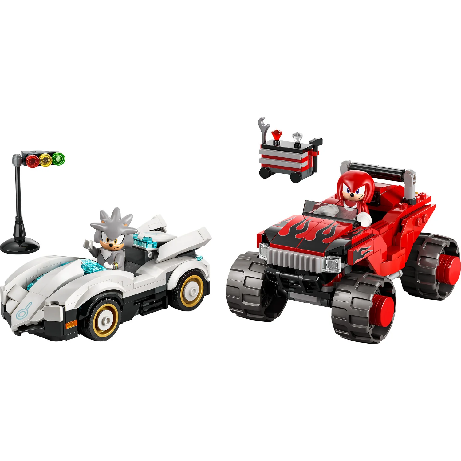 LEGO 77118 Silver's Car vs. Knuckles Monster Truck - Sonic the Hedgehog - Image 2