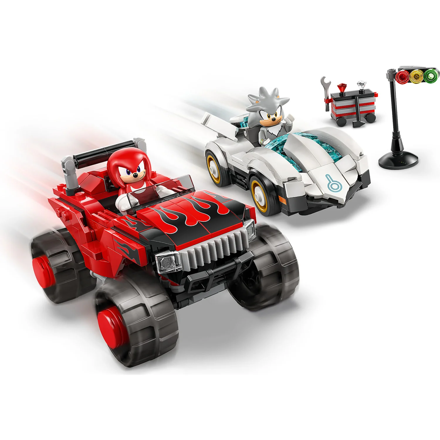 LEGO 77118 Silver's Car vs. Knuckles Monster Truck - Sonic the Hedgehog - Image 7