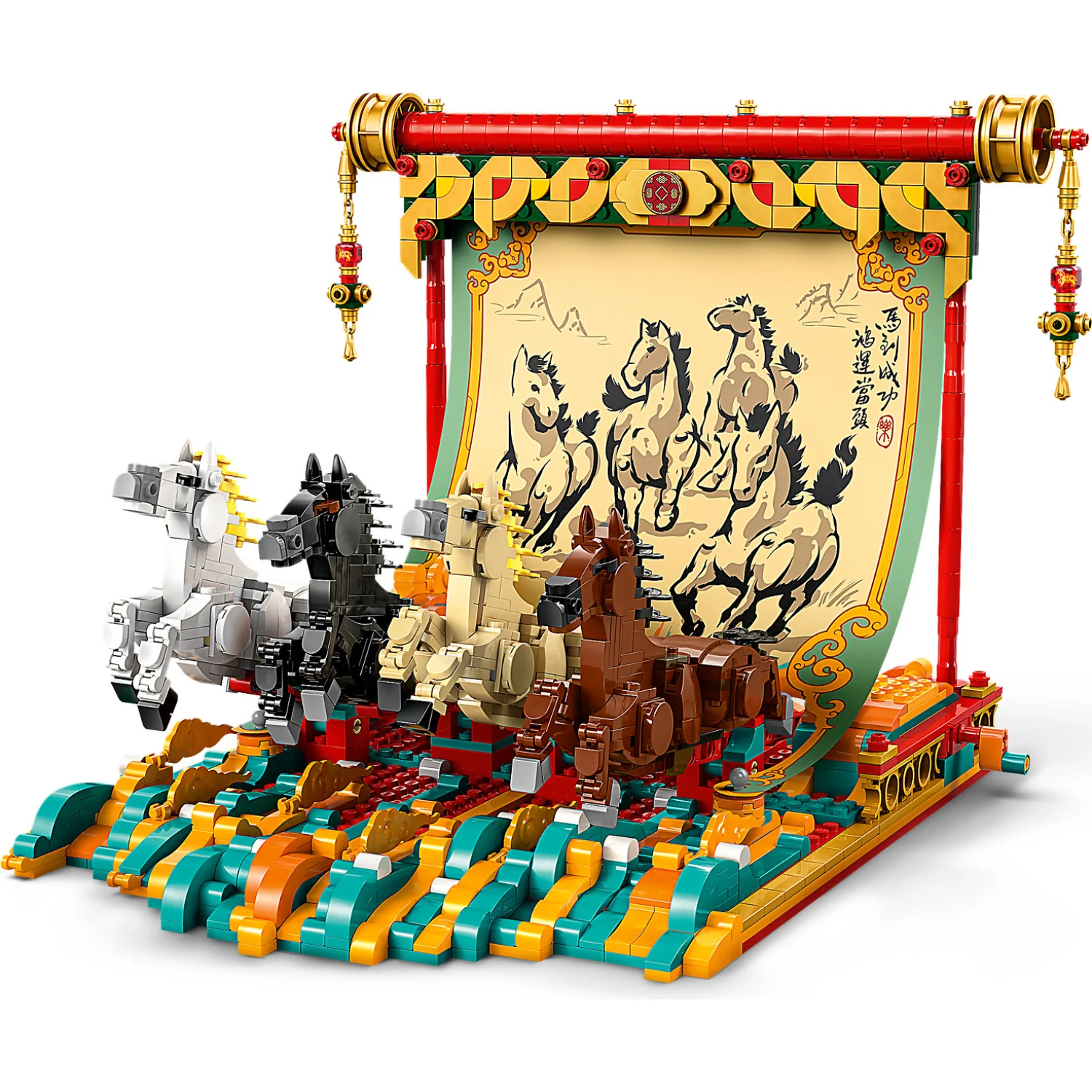 LEGO 80119 Galloping Horses Canvas - The Spring Festival - Image 4