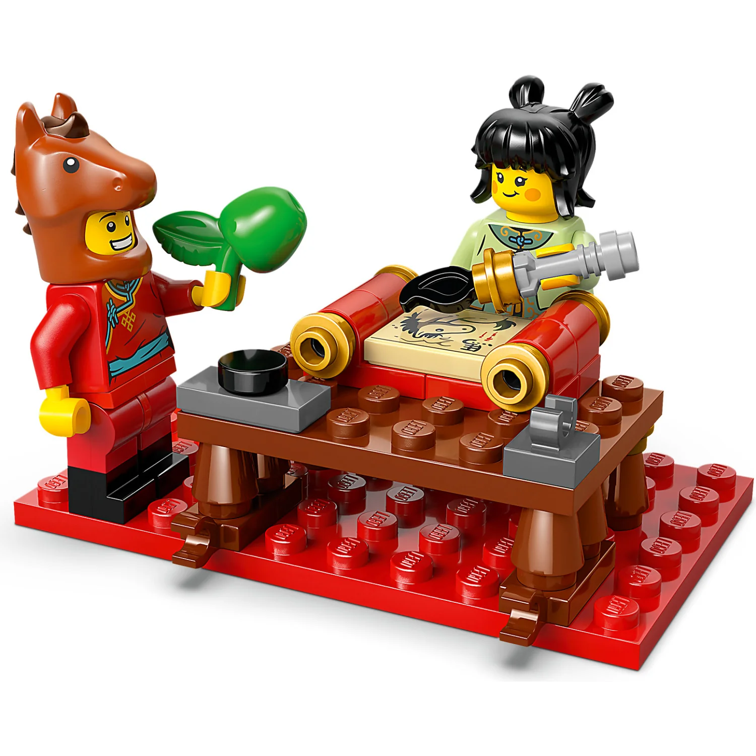LEGO 80119 Galloping Horses Canvas - The Spring Festival - Image 5