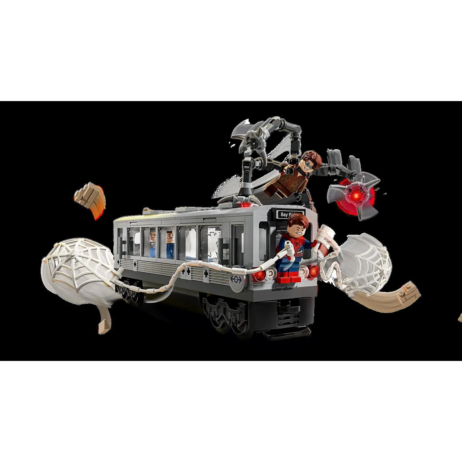 Lego Marvel Spiderman Vs. Doc Ock Subway Train Scene - Image 3