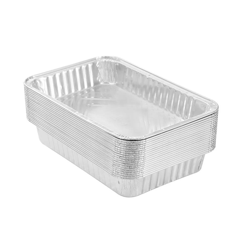 Lemon & Lime BBQ Foil Tray 31.5x21.5cm (20-Pieces) - Image 2