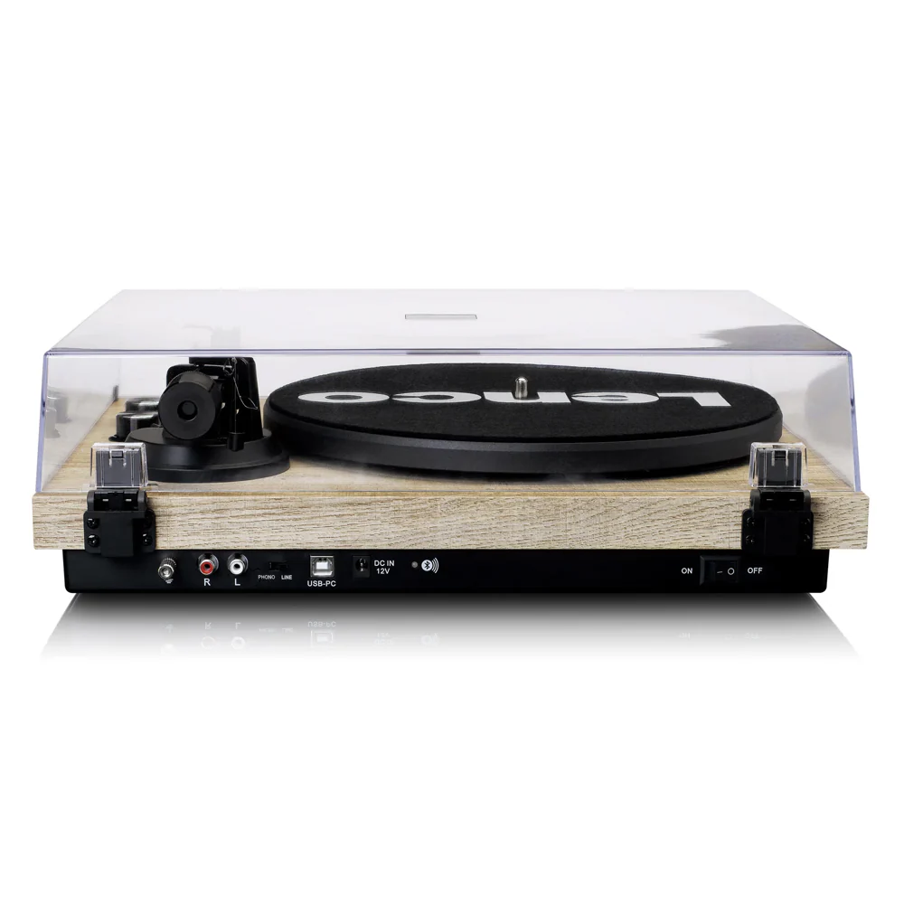 Lenco 42cm Turntable with Bluetooth Connectivity (Pine) - Image 4