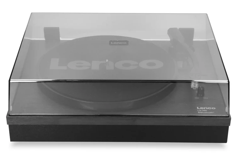 Lenco LS-300 Turntable with Bluetooth Connectivity & 2 Speakers (Black) - Image 3