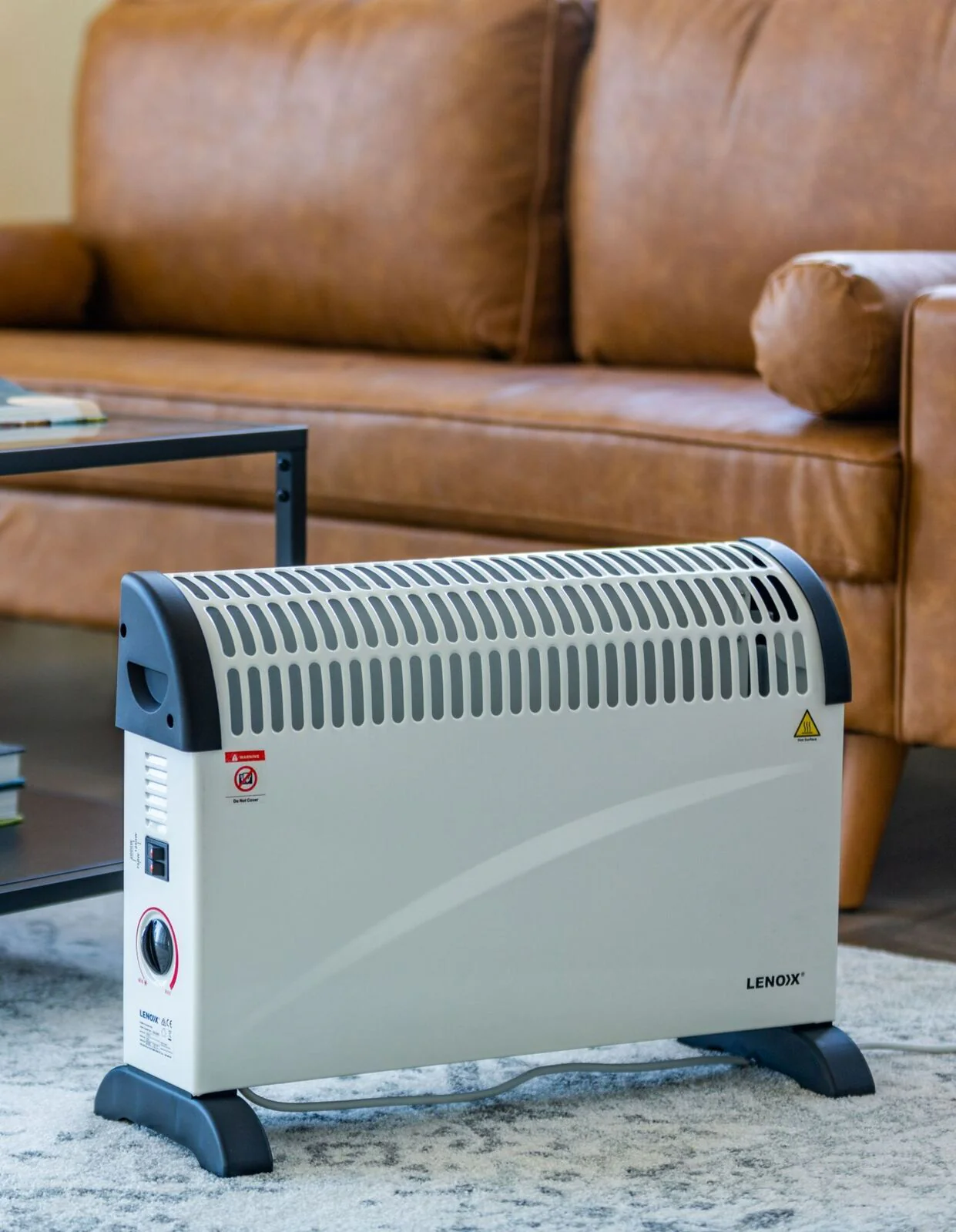 Lenoxx Portable Convector Heater with 3 Heat Settings (2000W) - Image 3