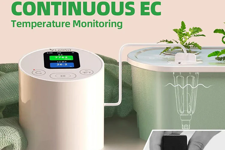 LetPot ECT-P Smart Hydroponic EC Tester with Circulation Pump - Image 4