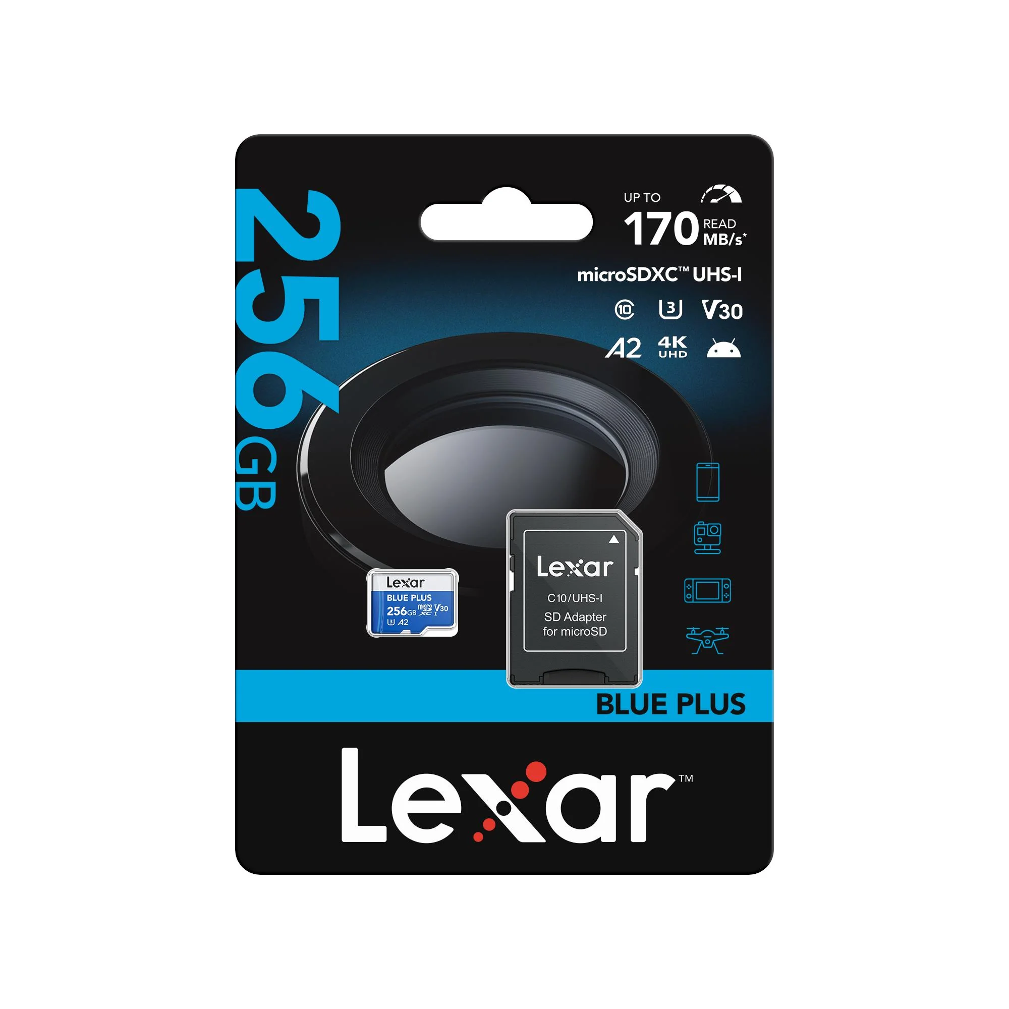 Lexar Blue Plus 256GB Micro SD Card - Image 6