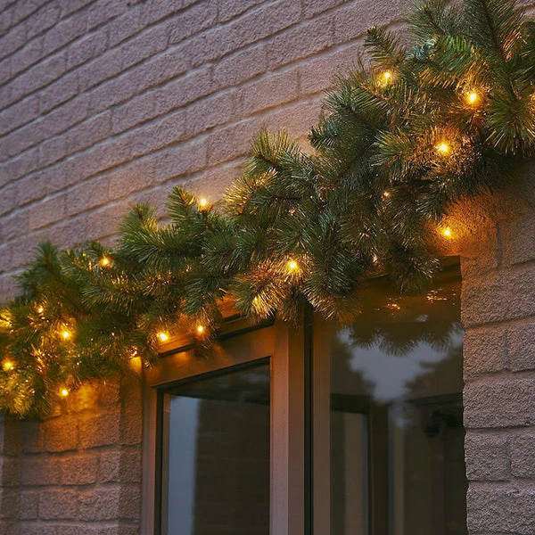 Lexi Lighting Pre-Lit Garland Christmas Lights Small - Image 2