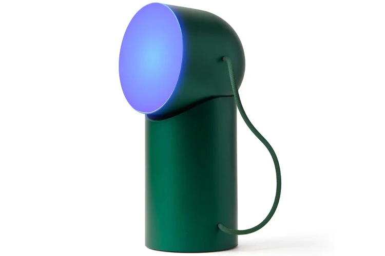 Lexon Orbe Portable Led Lamp With Moving Head (Green) - Image 4