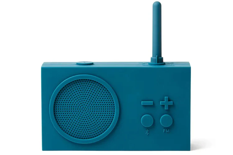 Lexon Thykho 3 FM Radio & Bluetooth Speaker - Duck Blue - Image 2