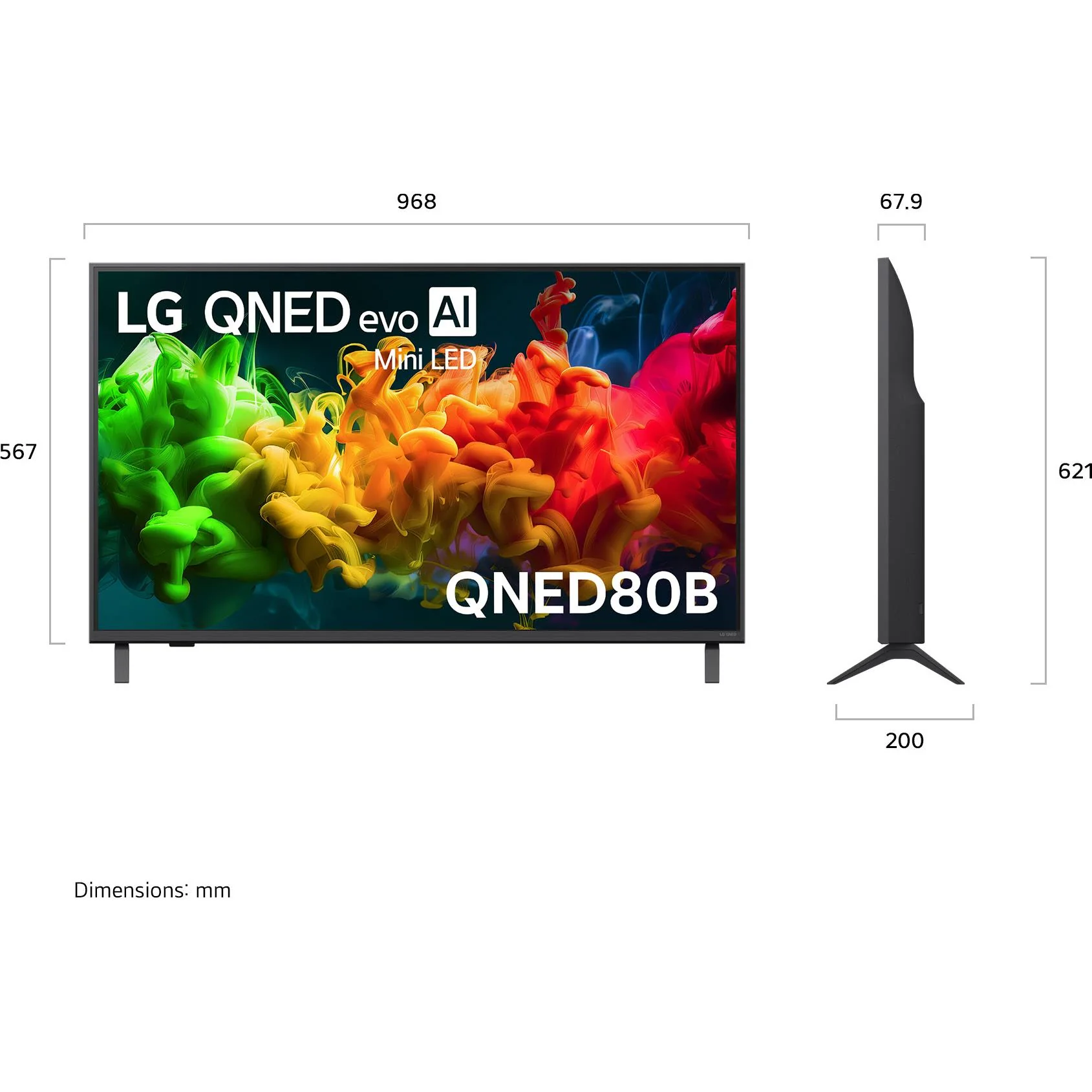 LG 43" QNED80B EVO AI Mini-LED 4K Smart TV [2026] - Image 4