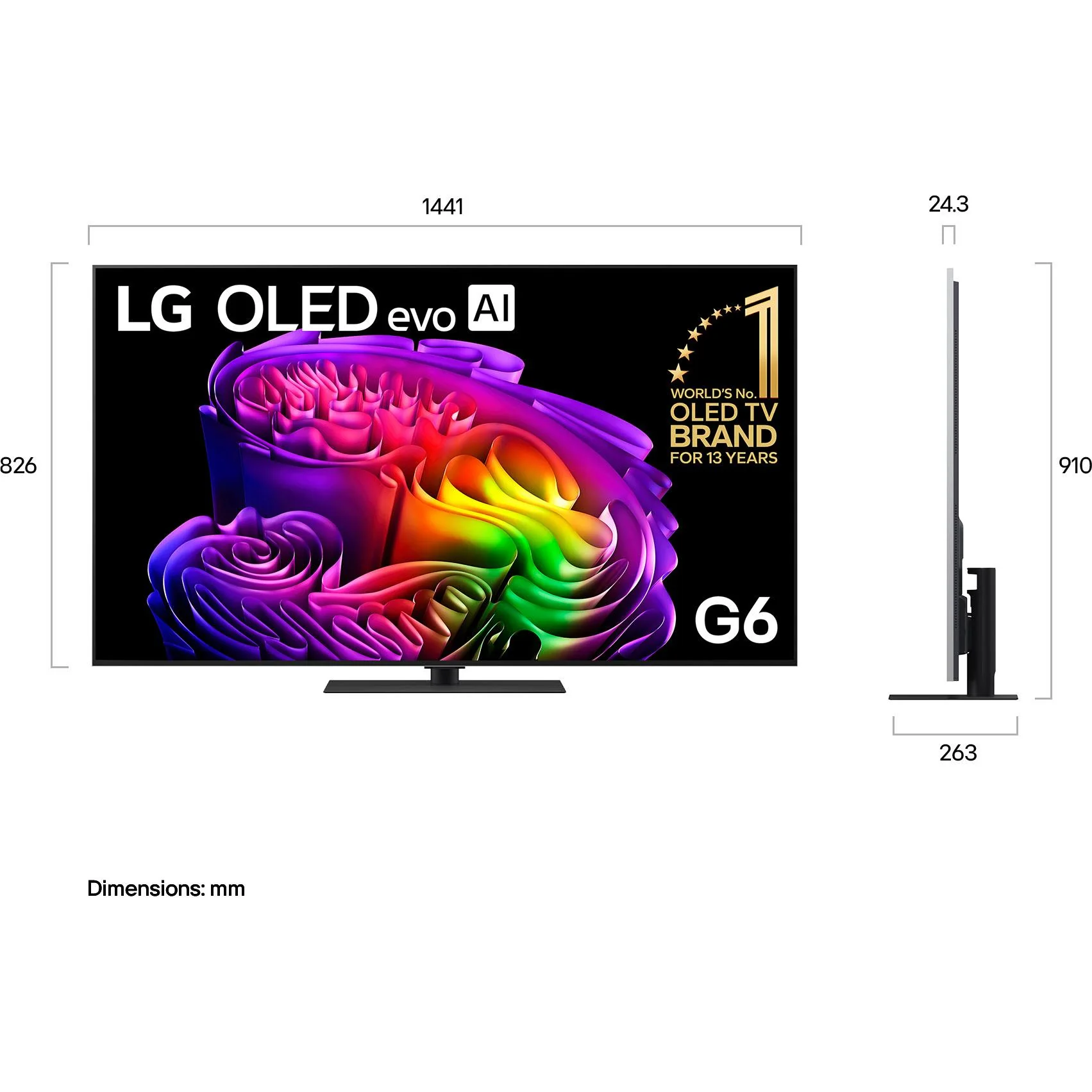 LG 65" OLED EVO AI G6 4K Smart TV [2026] - Image 4