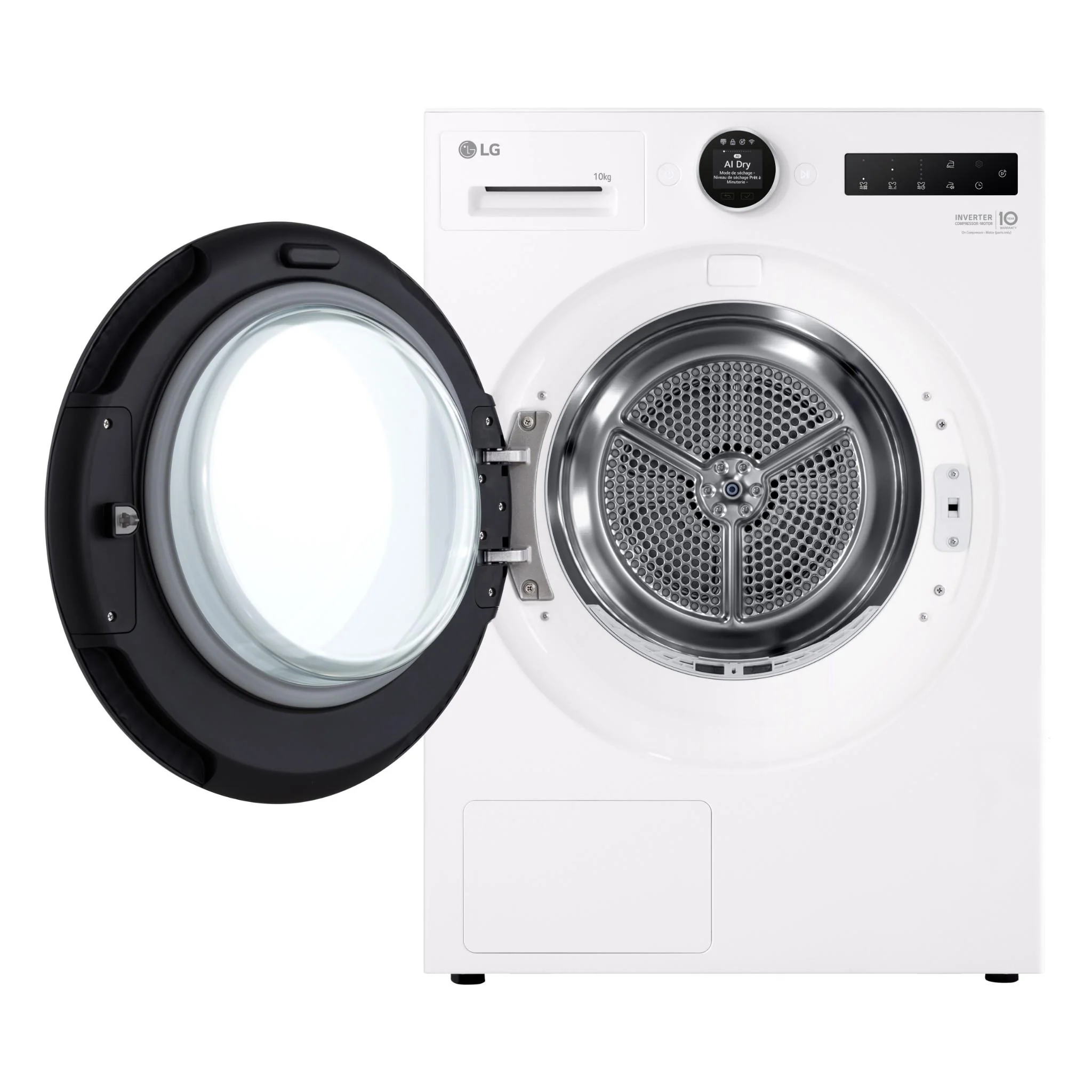 LG DXH9-10W Series 9 10kg AI Heat Pump Dryer - Image 4