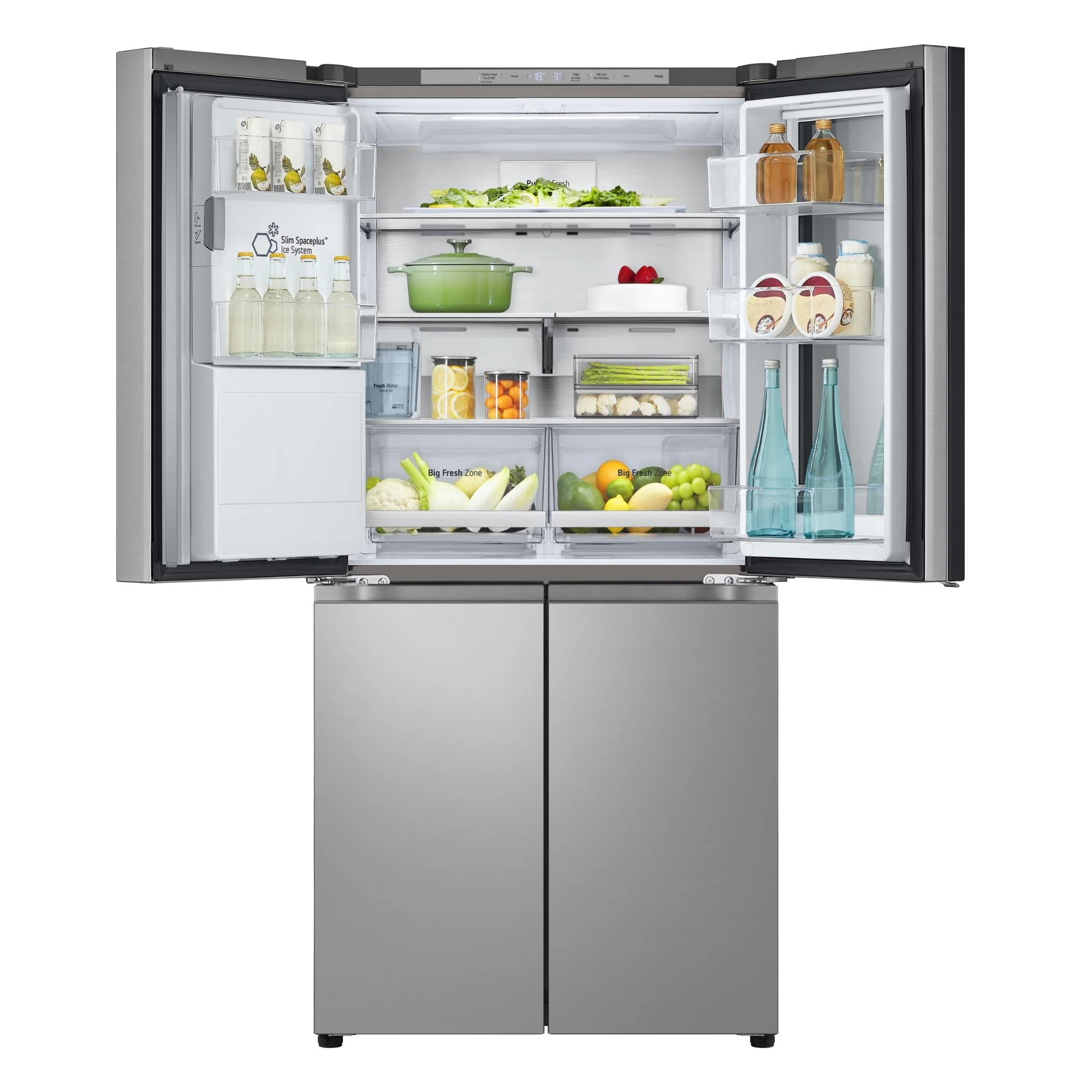 LG GF-VN500PL 508L Slim French Door Fridge with InstaView - Image 3