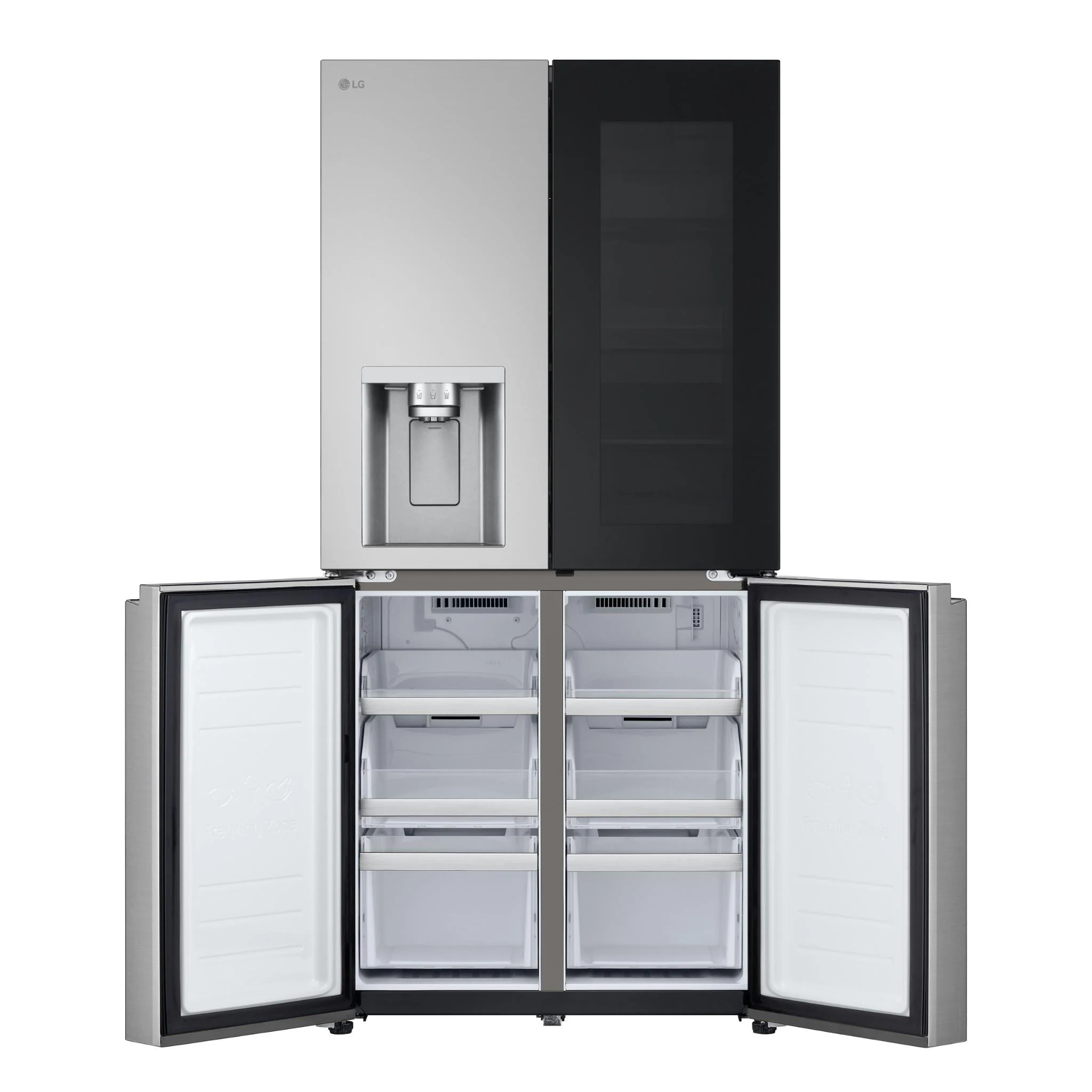 LG GF-VN500PL 508L Slim French Door Fridge with InstaView - Image 4