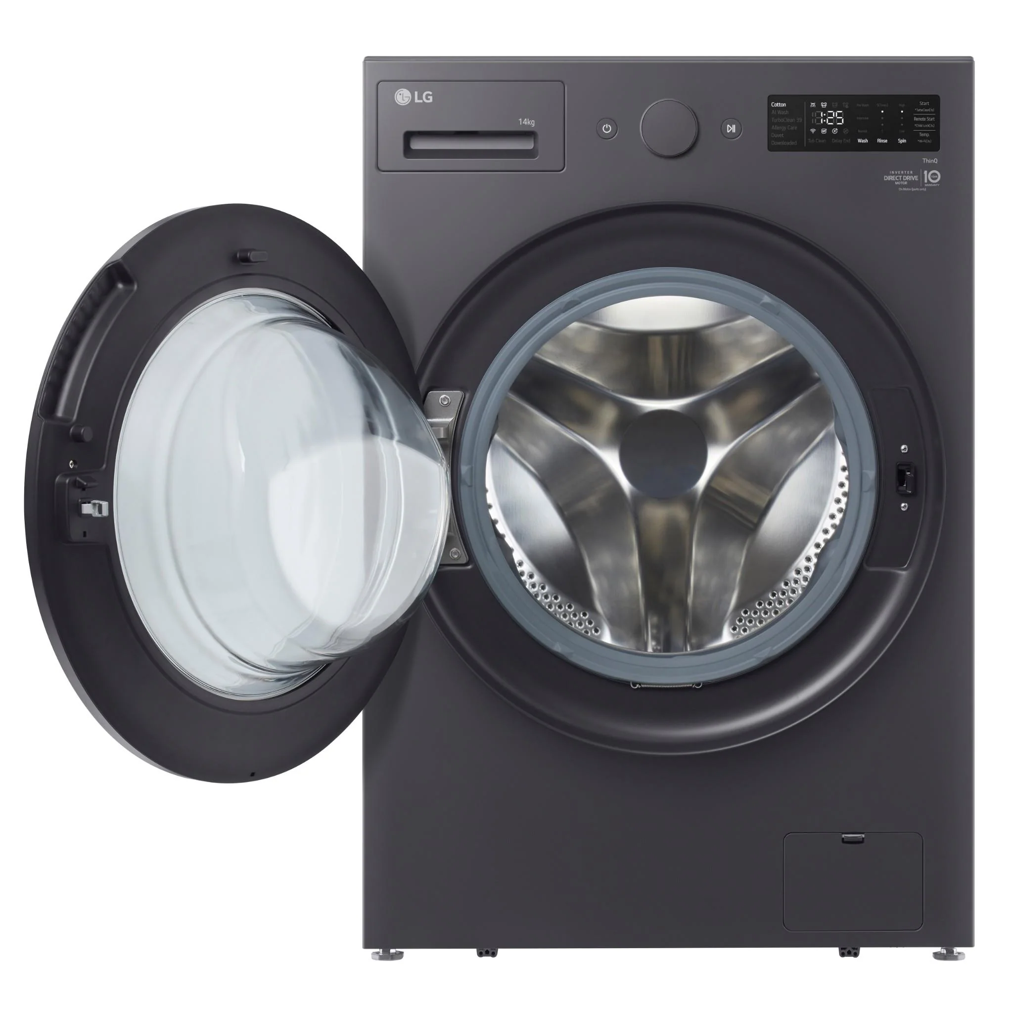LG WXLS-1014GX 14kg XL Series AI Front Load Washing Machine (Matte Graphite) - Image 2