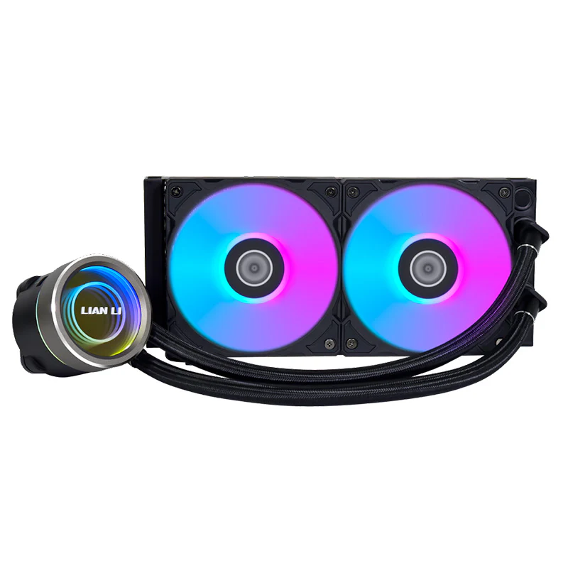 Lian Li Galahad II TRINITY 240 Closed Loop ARGB AIO LIQUID CPU Cooler (Black)