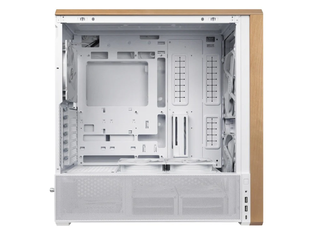 Lian Li Lancool 217 Wood Frame Mid-Tower Case - White - Image 6