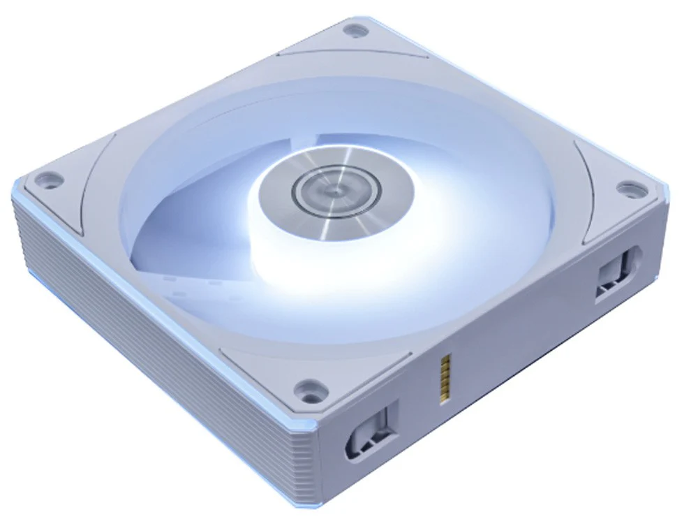 Lian Li UNI FAN CL Wireless 120mm ARGB Reverse Blade PWM Fan - White (3-Pack) - Image 3