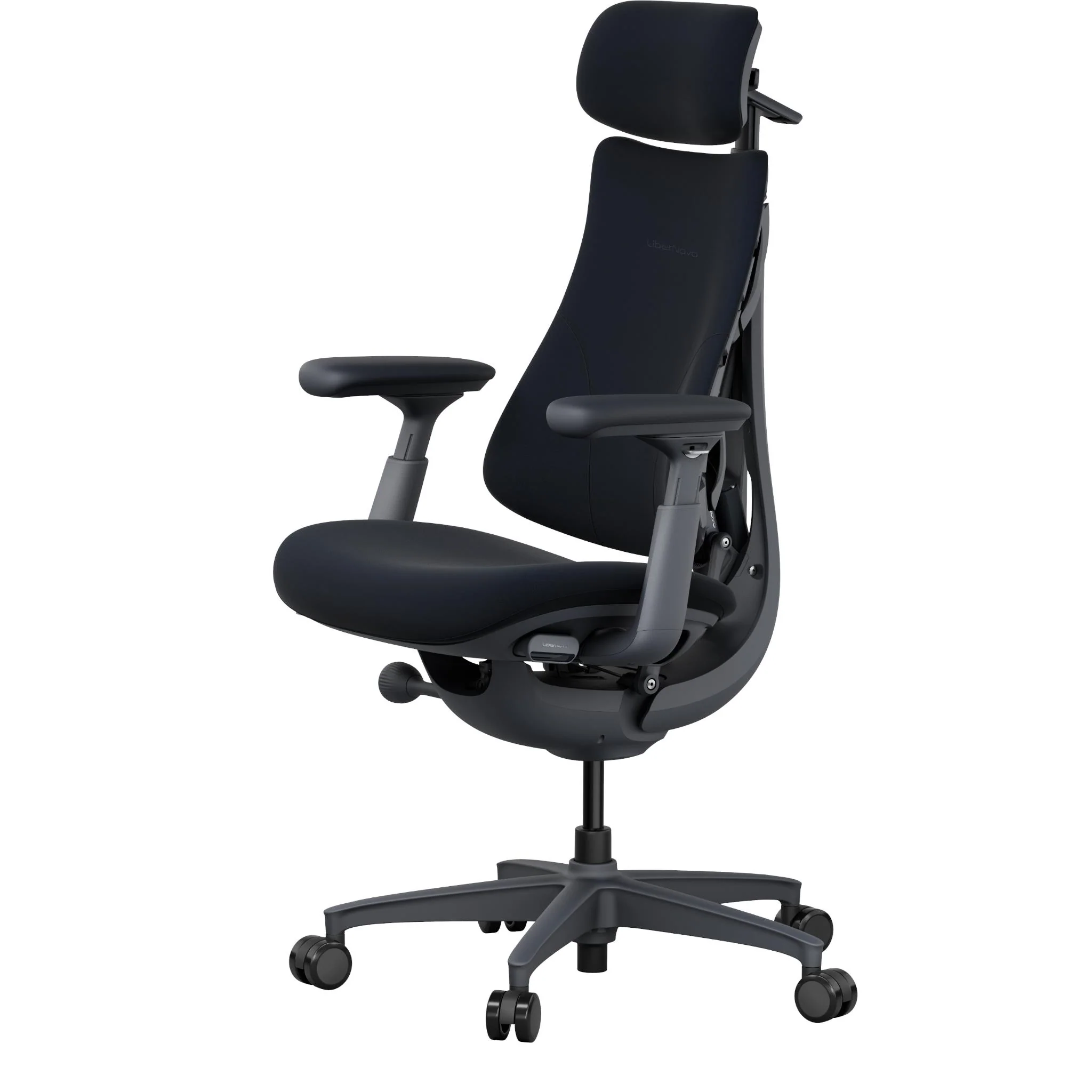 LiberNovo Omni Smart Dynamic Ergonomic Chair (Midnight Black) - Image 2
