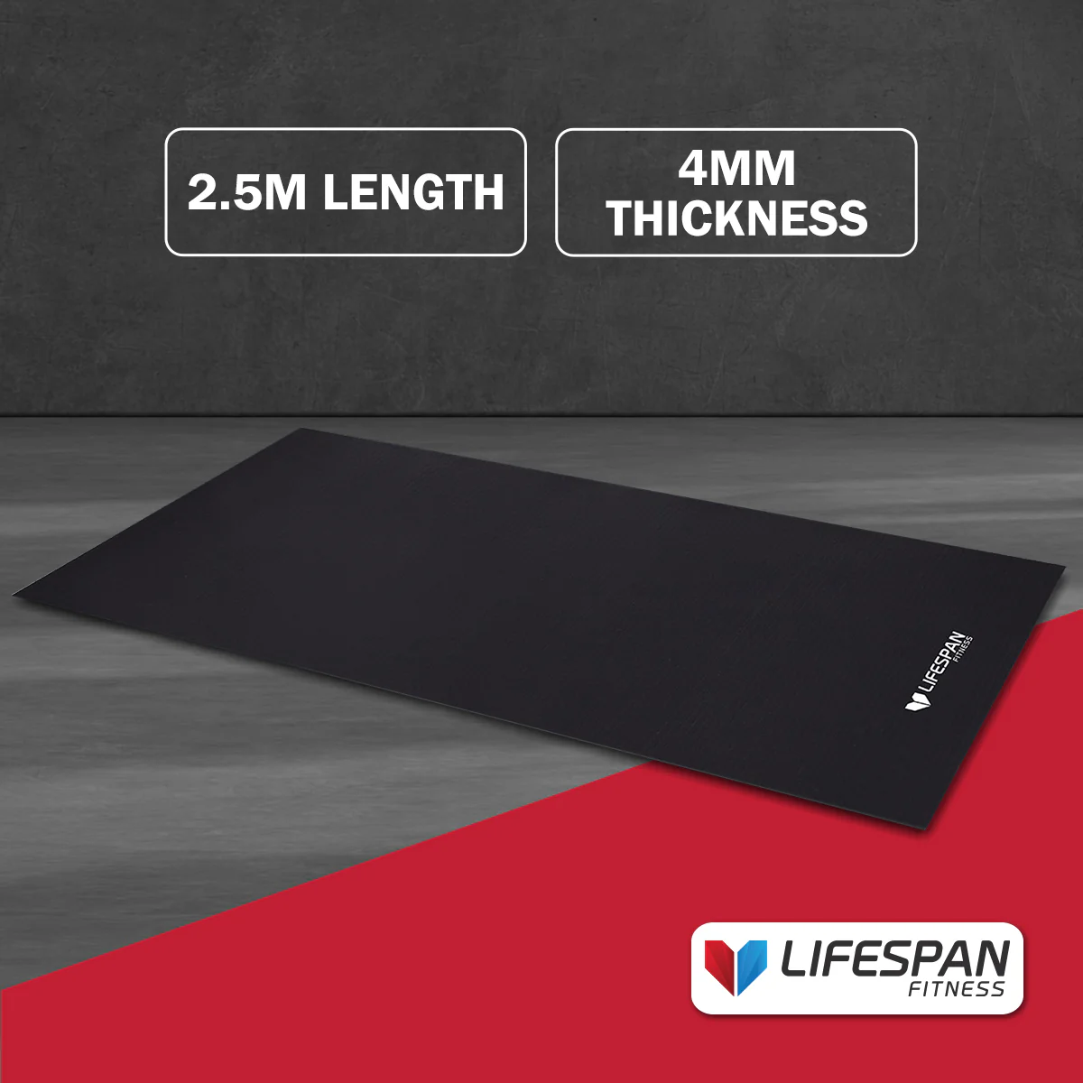 Lifespan Fitness Exercise Equipment Floor Protection Mat (250*100cm) - Image 2
