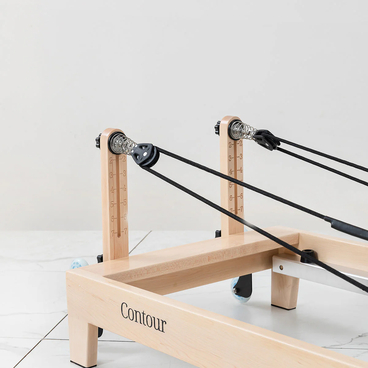 Lifespan Folding Wooden Pilates Reformer (Espresso) - Image 9