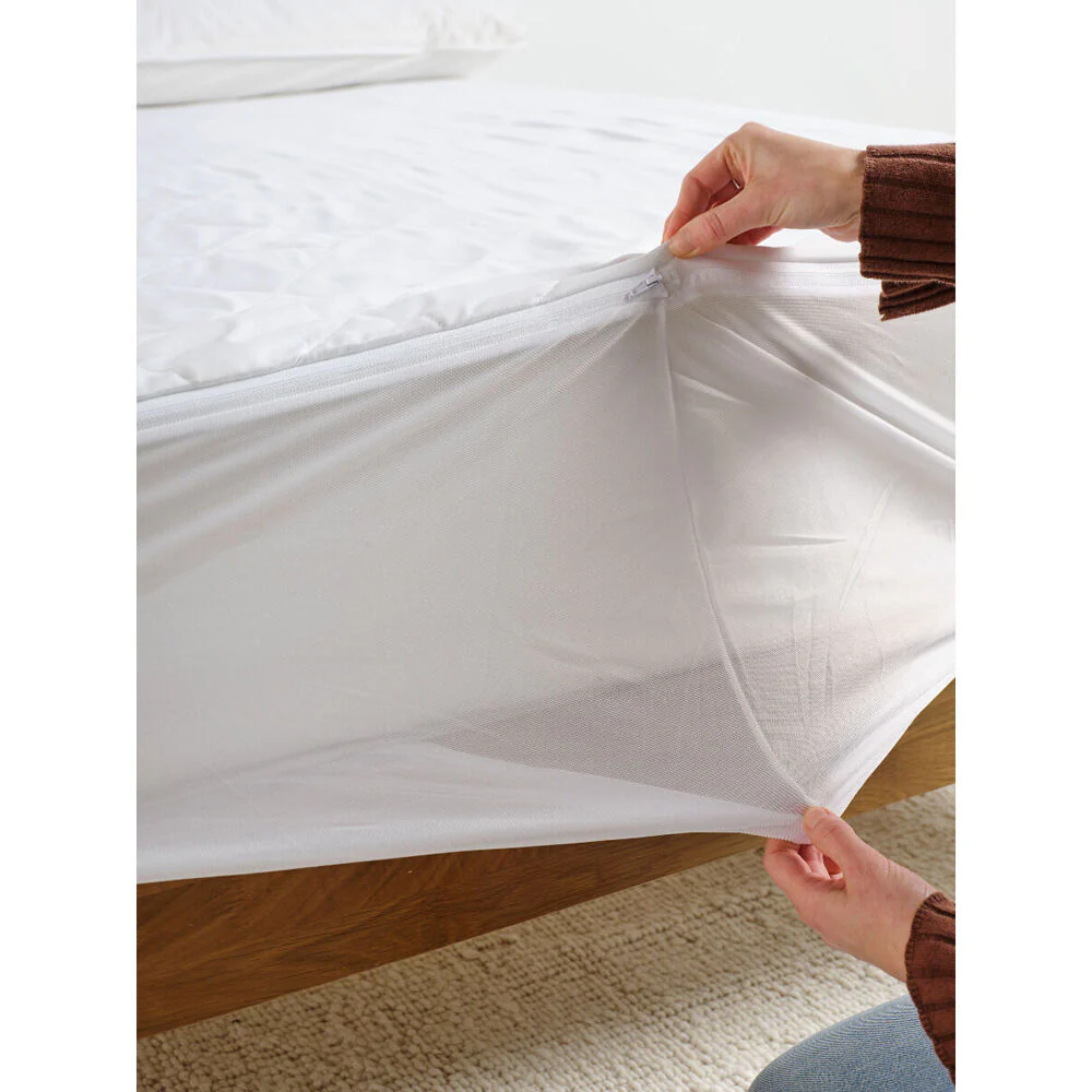 Linen House King Single Quilted Electric Heating Blanket (Cream) - Image 5